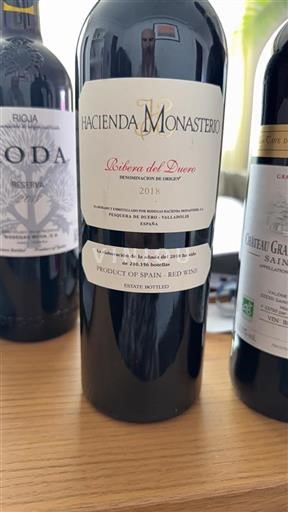 Castile and León Ribera del Duero Hacienda Monasterio 2018