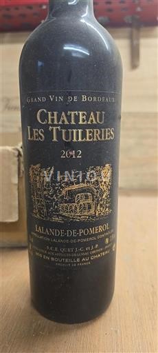 Bordeaux Lalande-de-pomerol Château Les Tuileries 2012