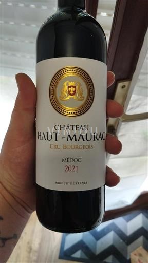 Bordeaux Médoc Cru Bourgeois Château Haut-Maurac 2021
