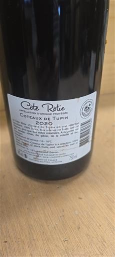 Valle del Rodano Côte-rôtie Martin Clerc Coteaux de Tupin 2020