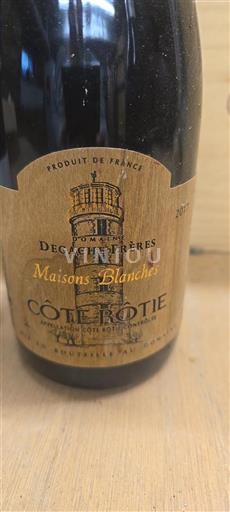 Vin Rouge sec Maisons Blanches Degache Frères 2017 France Vallée du Rhône Côte-rôtie AOC