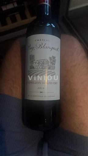 Bordeaux Saint-Émilion Grand Cru Grand Cru Château Puy-Blanquet 2016