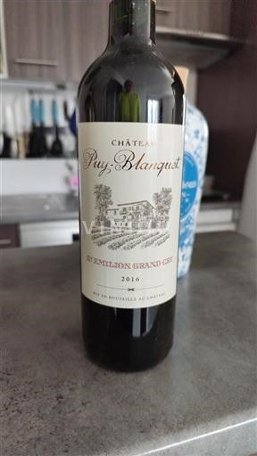 Bordeaux Saint-Émilion Grand Cru Grand Cru Château Puy-Blanquet 2016