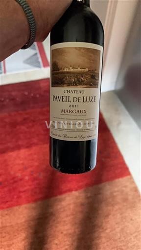 Bordeaux Margaux Paveil de Luze 2011