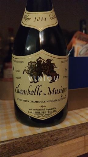 Bourgogne Chambolle-Musigny Philippe Leclerc 2011