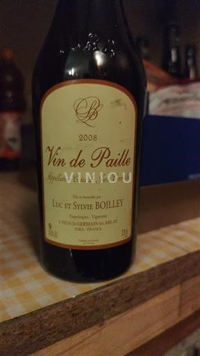 Jura Côtes-du-jura Luc et Sylvie Boilley Vin de Paille 2008
