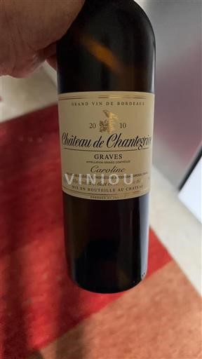 Bordeaux Graves Château Chantegrive Caroline 2010
