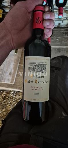 Burdeos Médoc Cru Artisan Château Gadet Terrefort 2020