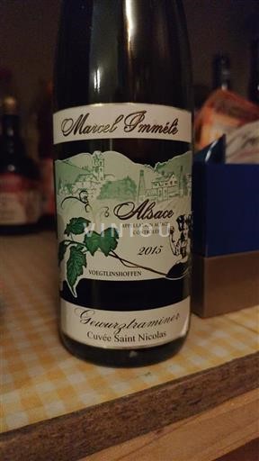 Alsace Grand Cru Marcel Immélé Saint Nicolas 2015