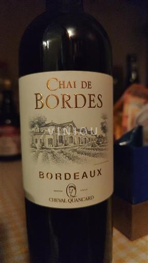 Bordeaux Chai de Bordes 2016