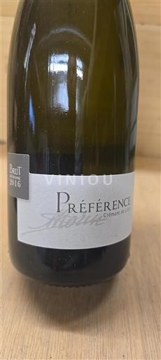 Vallée de la Loire Crémant-de-loire Préférence 2016