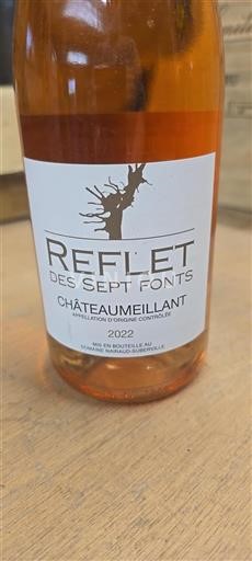 Údolí Loiry Châteaumeillant Domaine Nairaud-Suberville Reflet des Sept Fonts 2022