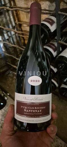 Bourgondië Santenay Premier Cru Vincent Prunier 1er Cru Clos Rousseau 2020