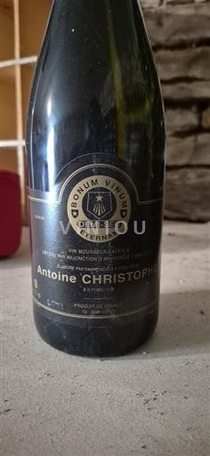 Vin Effervescent Rouge demi-sec Antoine Christophe Non millésimé France Champagne