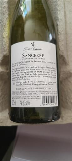 Loire Valley Sancerre René Carroi 2022