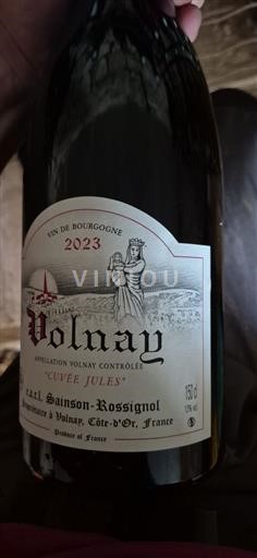 Bourgogne Volnay Sainson-Rossignol Jules 2023
