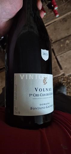 Vin Rouge sec Clos des Chênes Domaine Fontaine-Gagnard 2023 France Bourgogne Volnay Premier Cru