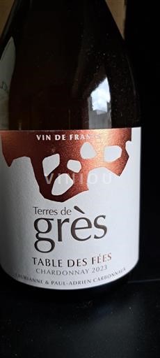 Vin Blanc sec Table des Fées Terres de Grès 2023 France Languedoc et Roussillon Pays d'oc