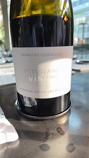 Vallese Humagne Rouge Domaine Cornulus Octoglaive Terre Calcaire 2022