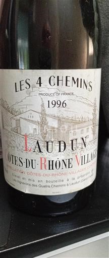 Vallée du Rhône Côtes-du-rhône-villages Les 4 Chemins Laudun 1996
