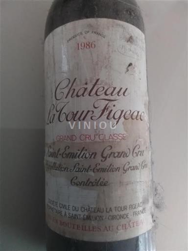 Burdeos Saint-Émilion Gran Cru Grand Cru Château La Tour Figeac 1986