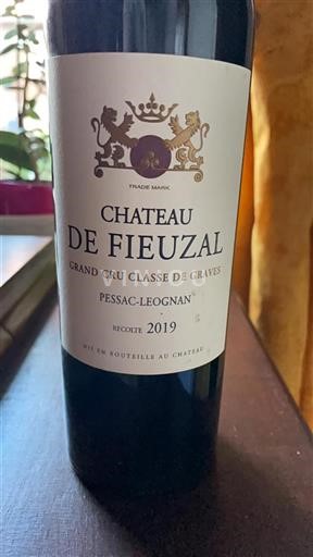 Bordeaux Pessac-Léognan Grand Cru Classé de Graves Fieuzal 2019