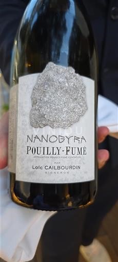 Loire Valley Pouilly-fumé Loïc Cailbourdin Nanogyra 2022