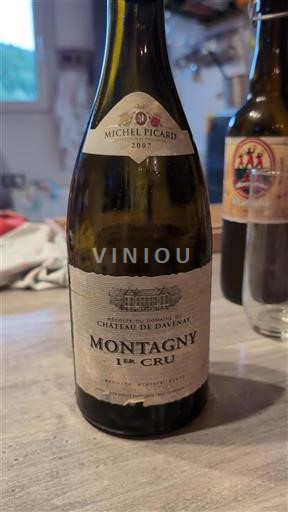 Bourgondië Montagny Premier Cru Château Davenay 2007