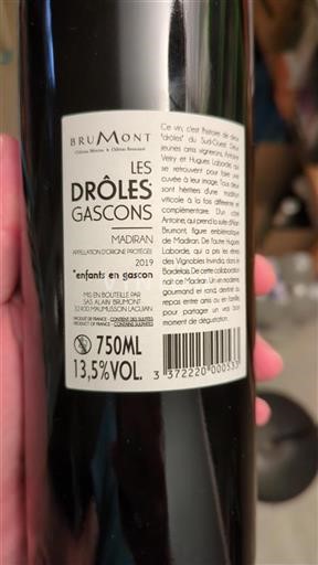 Zuidwest-Frankrijk Madiran Brumont Les Drôles Gascons 2019
