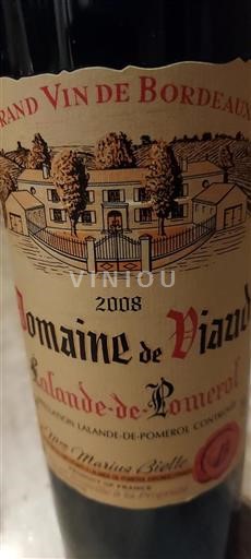 Bordeaux Lalande-de-pomerol Domaine Viaud 2008