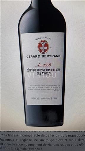 Roussillon Côtes del Roussillon Villages Gérard Bertrand Côtes du Roussillon Villages Les Aspres Senza annata