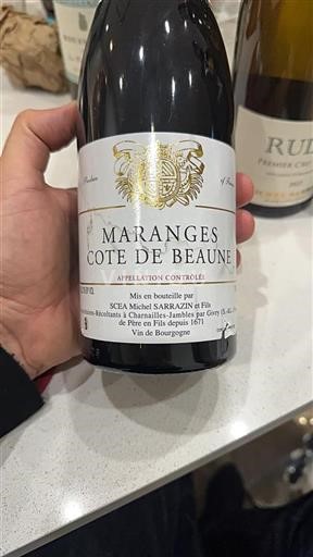 Bourgondië Maranges Michel Sarrazin et Fils 2020