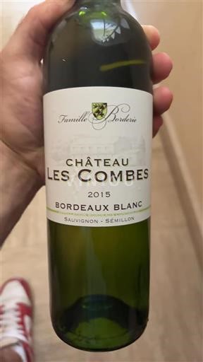 Bordeaux Château Les Combes 2015