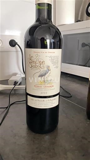 Bordeaux Pessac-Léognan Le Bécot Sabot 2022