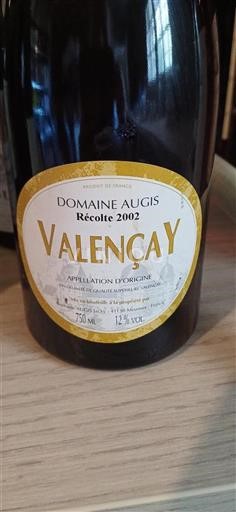 Valle della Loira Valençay Domaine Augis 2002