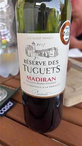 Jihozápad Madiran Plaimont Réserve des Tuguets 2017