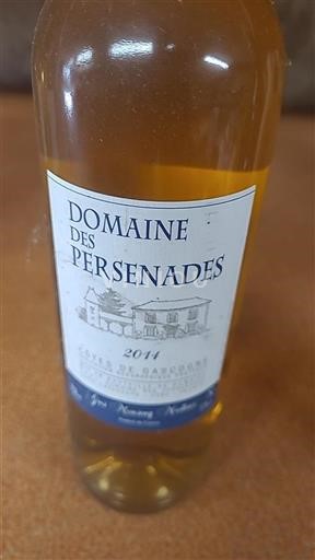 Zuidwest-Frankrijk Côtes de Gascogne Domaine Des Persenades 2014