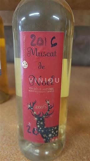 Vin Blanc doux Muscat de Noël 2016 France Roussillon Muscat de Rivesaltes