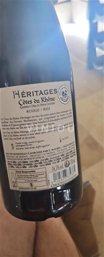 Rhônevallei Côtes-du-rhône E. Malbec Héritages 2023