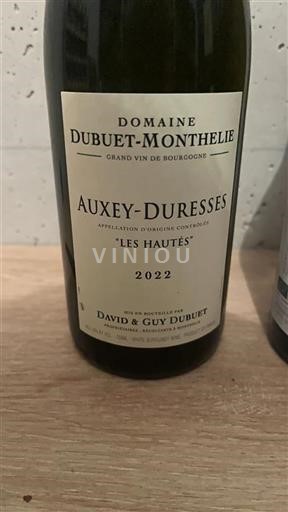 Burgundy Auxey-Duresses Domaine Dubuet-Monthelie Les Hautés 2022