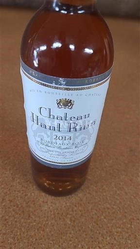 Bordeaux Bordeaux rosé Château Haut Rian 2014