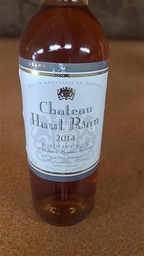 Bordeaux Bordeaux rosé Château Haut Rian 2014