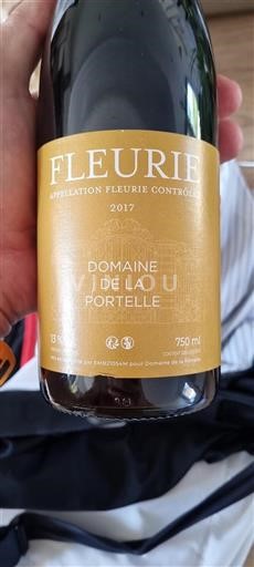 Beaujolais Fleurie Domaine La Portelle 2017
