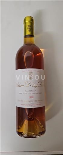 Bordeaux Sauternes Grand Cru Château Doisy Daëne 1998