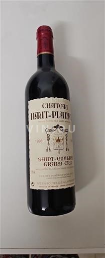 Bordéus Saint-Émilion Grand Cru Château Haut-Plantey 1998