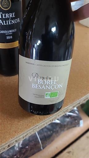 Rhônen laakso Ventoux Domaine Borel Besançon 2019