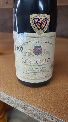 Burgund Mercurey La Compagnie des Vins Autrefois 2002
