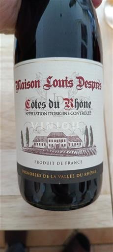 Rhônen laakso Côtes-du-rhône Maison Louis Després 2024