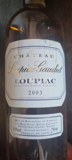 Bordeaux Loupiac Château Loupiac-Gaudiet 2003