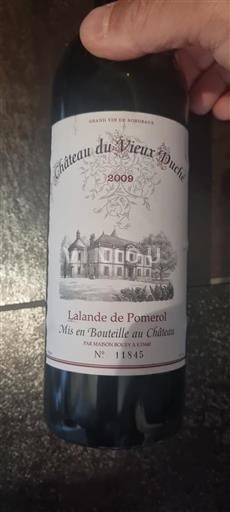 Bordeaux Lalande-de-Pomerol Château Vieux Duché 2009